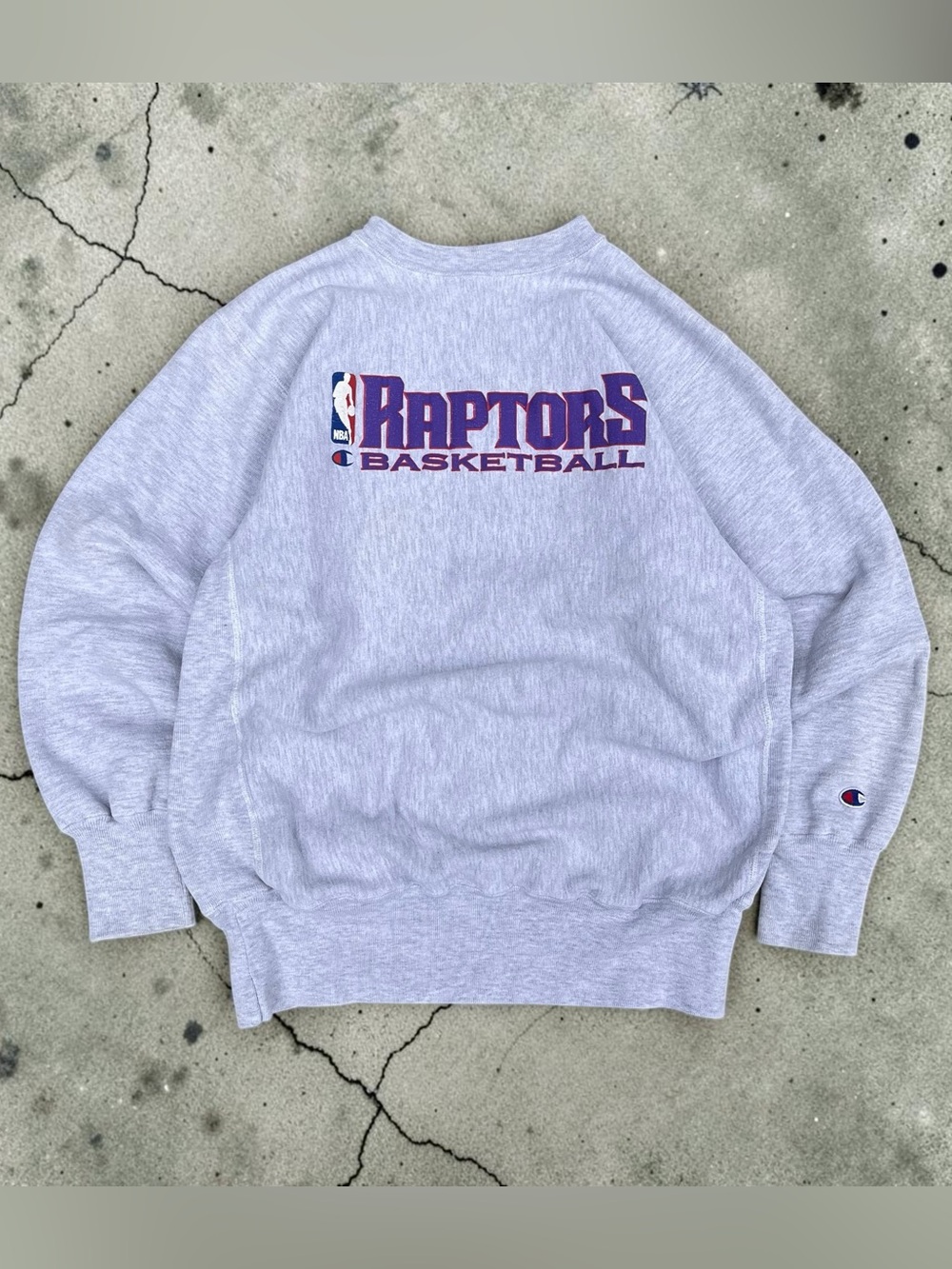 Vintage 90s Toronto Raptors Champion Reverse-Weave Men’s Large